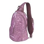 Eddie Bauer Stowaway Packable 10L Sling 3.0 Made from Polyester with Lightly Padded Shoulder Strap, Lilac