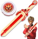 Infinity Nado Spinning Top for Children Metal Toy Boys, Battle Tops Spinning Top Launcher Toy Boys, Spinning Tops Boys from 5 6 7 8 9 10 11 12 Years, Mini Sword Blazing War Bear