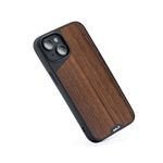 Mous - Case for iPhone 14 - Walnut - Limitless 5.0 - Protective iPhone 14 Case MagSafe Compatible - Shockproof Phone Cover