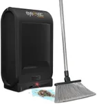 EYE-VAC PRO Touchless Stationary Vacuum - 1400 Watts Professional Vacuum with Active Infrared Sensors, High Efficiency Filtration, Bag-Less Canister (Tuxedo Black)