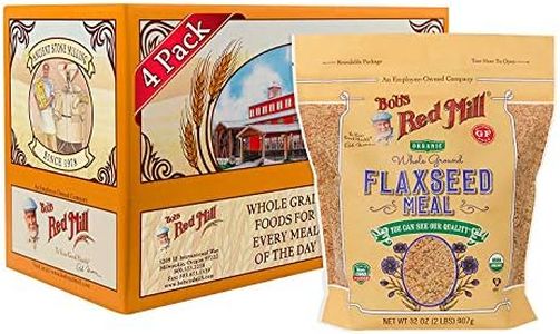 Bob's Red Mill Organic Brown Flaxseed Meal, 32-ounce 2 Pound (Pack of 2)