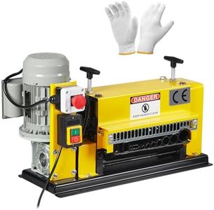 Wire Stripping Machine 0.06 inch -1.5 inch, Garvee 370w Portable Powered Wire Stripper Machine, 11 Channels 10 Blades & 65ft/minute, Automatic Wire Stripping Tool for Recycling Copper Wire