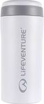 Lifeventure Thermal Mug, Leakproof & Vacuum Insulated Reusable Coffee Travel Cup, Matt Light Grey, 300 ml