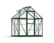 Palram Canopia Harmony 6x4 Green Greenhouse - Clear Polycarbonate, Aluminum Frame, Base Included