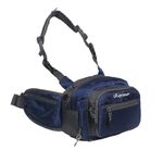 Raprance Fly Fishing Waist Pack with Adjustable Waist Strap, Multi Pocket Fall River Fishing Chest Pack, Blue, Adjustable, Fishing, RSL05