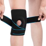 AVIDDA Knee Support Brace Open-Patella Gel Pads Knee Brace with Side Stabilizers Adjustable and Breathable Knee Supports Joint Pain Relief Injury Recovery for Men and Women