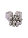 El Regalo 1pc Oxidized Ethnic Ghungroo Finger Ring- Adjustable Ghungroo Bells Handmade Finger Rings for Girls & Women