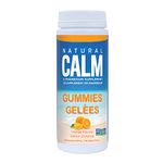 Natural Calm Magnesium Gummies (Orange Flavour), 120 Count - Chewable - Fast Absorbing - Relaxing - Vegan, Gluten-free, Ages 4 and up