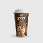 The Tea Planet Chocolate Boba Cup, Instant DIY Bubble Tea with Tapioca Pearls, Chocolate Flavour, 70 Gms
