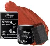 Hagerty Silver Foam 185g I Effective Silver Care Foam Paste for Silver and Silver-Plated Metal Pewter Stainless Steel Chrome I Silver Cleaner Paste for Renewed Shine I Incl. Sponge