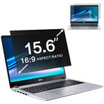 15.6 Inch Laptop Privacy Screen Filterfor 16:9 Widescreen laptop privacy screen 15.6 inch and Anti-Glare Screen Protector