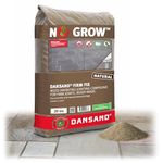 Dansand No Grow 20kg Polymeric Sand for Block Paving | Brush In Patio Grout, Weed Inhibiting Jointing Compound for Driveways & Paths, Ready Mixed Setting Sand - Beige