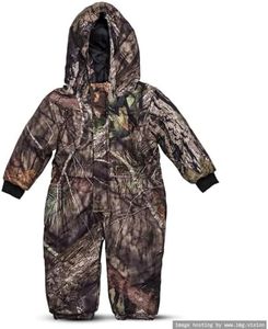 TrailCrest Toddler Mossy Oak Waterproof One Piece Snowsuit, 3T, DNA