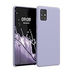 kwmobile Case Compatible with Samsung Galaxy A51 Case - TPU Silicone Phone Cover with Soft Finish - Light Lavender