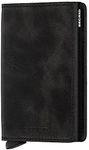 Secrid Slim Wallet Leather Black, R