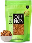Almonds | Dry Roasted Unsalted Almonds | 5 lb | No Salt, No Oil All-Natural Protein | Packed in New York Zip-Seal Bag for Exceptional Freshness by Oh Nuts