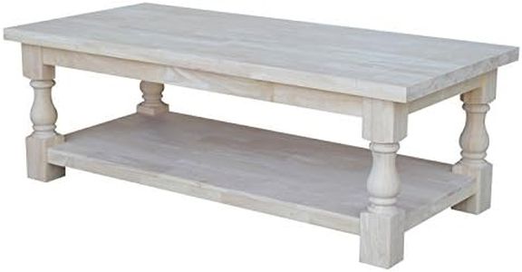 International Concepts Tuscan Coffee Table 51 by 23-Inch