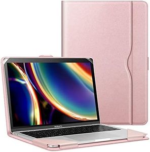 Fintie Sleeve Case Cover for MacBook Air 13.6 A3113 A2681 M3 M2, MacBook Air 13 A2337 (M1) / A2179 / A1932, MacBook Pro 13 A2338 (M2 M1) / A2251 / A2289 / A2159 / A1989 / A1706 / A1708, Rose Gold