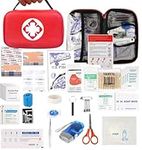 First Aid Kit 232pcs, Upgraded Handle Design for first Aid Kit Designed for Family Emergency Care. Ideal for Cars, Offices, Sports,Homes, ravel, Camping, Sports, Workplace, Outdoor First Aid Bag for Outdoor