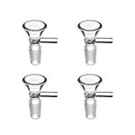 4 pcs Lab Short Stem Funnels,14mm Lab Short Stem Funnels - Set of 4 for Precise Filtration and Transfers (14 mm)