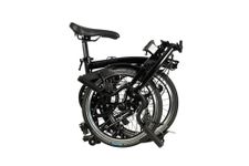 Brompton C Line 2 Speed Folding Bike - Mid (Black)