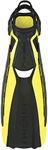 Aqua Lung Phazer Open Heel Fins, Yellow Regular