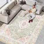 Vhong Washable Area Rugs Boho Vinta