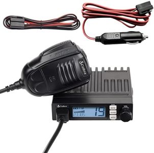 Cobra 19 MINI AM/FM Recreational CB Radio - Dual-Mode AM/FM, 40 Channels, Travel Essentials, Time Out Timer, VOX, Auto Squelch, Auto Power, Instant Channel 9/19, 4-Watt Output, Easy to Operate, Black