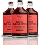 Cocktail Crate Old Fashioned Drink Mixer | Makes 51 Cocktails | Award-Winning Craft Mixer for Classic Old Fashioned - Premium Syrup Handcrafted with Aromatic Bitters & Demerara Sugar | 12.7oz - 3 pack