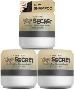 I DEW CARE Biotin Clarifying Dry Shampoo - Tap Secret Trio Gift set I Non-aerosol, Benzene-free, Travel Size, Fuller Looking Hair, No White Cast, Root Activator, 3 Count, Value Pack, 0.72Oz