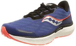 Saucony Men’s Triumph 19 Running Shoe, Sapphre/Vizired, 12