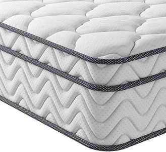 Vesgantti Materasso 90X190 Altezza 22cm, Materasso Singolo a Molle Indipendenti Insacchettate & Memory Foam, Design Ergonomico 9 Zone, Rigidità 3 su 5, Box-Top Serie
