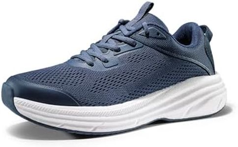 NORTIV 8 Men's Running Walking Tennis Shoes FlexLife Comfortable Cushioning Non-Slip Breathable Athletic Gym Workout Cross Trainer Jogging Sneakers,Size 12,Navy,SNRR241M