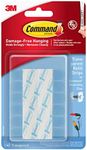 Command Mini Clear Refill Strips for Command Decorating Clips - 40 Adhesive Strips - Hanging Clips for Decorations and Fairy Lights - Damage Free Hanging