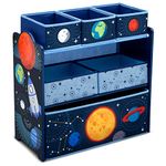 Delta Children Space Adventure 6 Bin Storage Toy Organiser