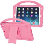 Adocham Kids Case for iPad Mini 5 4 3 2 1,Durable Shockproof Protective Silicone Cover for Apple 7.9 inch Kids iPad Mini/Mini 2/Mini 3/Mini 4/Mini 5 Case with Stand Handle(Pink)