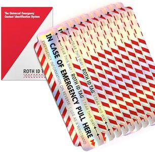 Roth ID Tag Mega Kit | Emergency Contact Identification System for Car Seats, Strollers, Wheelchairs, Walkers, and More!