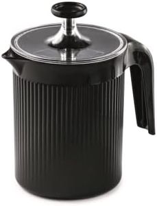 Snips | Cremix | Cappuccinatore Schiuma Latte | Montalatte Manuale per Cappuccino | Colore Nero | 0,50 LT | 10 x 14,50 x 15,30 cm | Made in Italy | 0% BPA e phthalate free