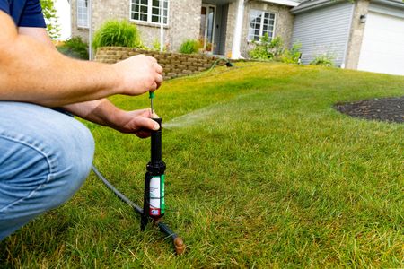 Rain Bird In-Ground Rotor Sprinkler System Kit – Click-N-Go Hose Connection