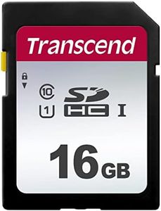 Transcend 16Go SDXC/SDHC 300S Carte SD - 16Go - Emballage "Ouverture facile" TS16GSDC300S-E