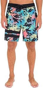 Hurley Partito del Blocco Fantasma 18' Pantaloncini da Surf, Palo Giallo, 42 Uomo