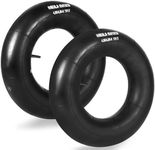 4.80/4.00-8" Durable Replacement Inner Tube with TR-87 Bent Valve Stem, Heavy Duty Inner Tire Wheel for Wheelbarrows, Mowers, Hand Trucks and More, 2Packs, Black