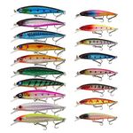 UperUper Fishing Lures Kit Set, Baits Tackle Including Crankbaits, Topwater Lures, Spinnerbaits, Worms, Jigs, Hooks, Tackle Box and More Fishing Gear Lures for Bass Trout