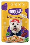 PETS EMPIRE Moochie Wet Dog Food, Grain Free Gavy Meal, Digestive Care with Chicken Liver, Carrot, Pumpkin and Spinach, High Protein Dogs Gravy Foods, Non-Veg Pet Meals for Dogs, Puppy (85g X 48)