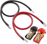 GTIWUNG 2Pcs 12V Battery Cables Red