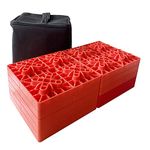 TOPWAY KATSU Caravan Levelling Blocks 10PCs Pack Heavy Duty Ideal for Leveling Single and Dual Wheels, Camper Levellers, Motorhome, Hydraulic Jacks, Stabilizer Jacks, Packed in Storage Bag 161926