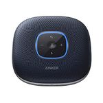 Anker PowerConf Bluetooth Speakerphone with 6 Microphones, Enhanced Voice Pickup, 24 Hour Call Time, Bluetooth 5, USB C Connection, Compatible with Leading Platforms, PowerIQ Technology-Blue