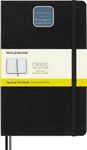 Moleskine Classic Expanded Notebook, Hard Cover, Large (5" x 8.25") Squared/Grid, Black, 400 Pages