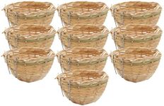 10x Canary Hand-Woven Birdhouse Parrot Hatching Breeding Nest