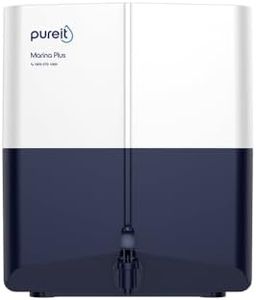 Pureit Marina Plus Mineral RO+UV | 6 stage Purification | 7 Litres Capicity | Up to 45% Water Saving | Suitable for Borewell, Tanker & Muncipal Water | Wall Mountable | Blue & white